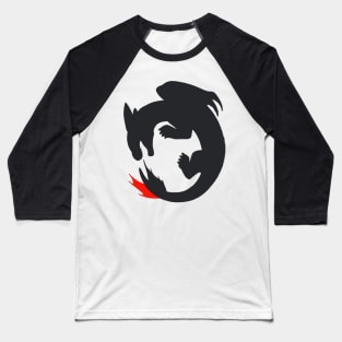 How To Train Your Dragon Toothless Logo Baseball T-Shirt